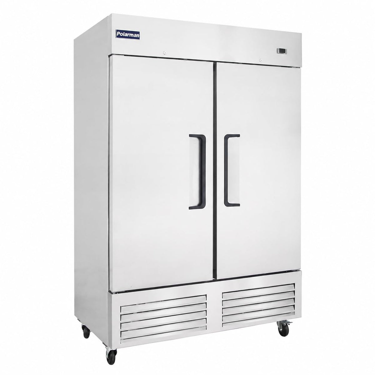 54" W Commercial Freezer with 2 door Stainless Steel 49 Cu. Ft Reach-in Freezer Auto-Defrost Fan Cooling Freezer for Restaurant, Commercial Kitchen, Shop, ETL Certification -10℉[B0D4DFCXZW]