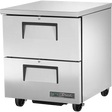 True TUC-27D-2-HC 27 5/8 inch Undercounter Refrigerator with 2 Drawers