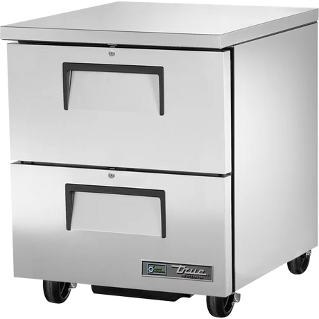 True TUC-27D-2-HC 27 5/8 inch Undercounter Refrigerator with 2 Drawers