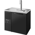 True TDR36-RISZ1-L-B-S-1 36" 1 Solid Door Black Direct Draw Beer Dispenser