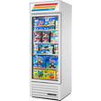 True GDM-23F-HC~TSL01 White Glass Door Merchandiser Freezer