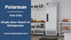Polarman PLM-27RS 26 3/4" Reach-In Refrigerator with Single Solid Door, Bottom Mount, Stainless Steel, 23 cu. ft.
