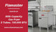 Flamaster FLM-F5-NG 21" Natural Gas Floor Fryer, 75-80 lb, 5 Tubes, 150,000 BTU