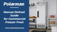 Polarman PLM-27FS 26 3/4" Reach-In Freezer with Single Solid Door, Bottom Mount, Stainless Steel, 23 cu. ft.