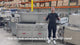 Flamaster FLM-R60-24MG 60" NG/LPG Commercial Gas Range, 6 Open Burners, 24" Griddle, and 2 Standard Ovens, 306,000 BTU