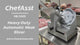 ChefAsst HB-320D Heavy-Duty Automatic Meat Slicer with 12.6" Stainless Steel Blade