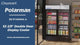 Polarman PLM-SGD52R 52 2/5" Black Refrigerated Double Swing Glass Door Merchandiser with LED Lighting, 43 cu.ft（SS-P1400WA-A）