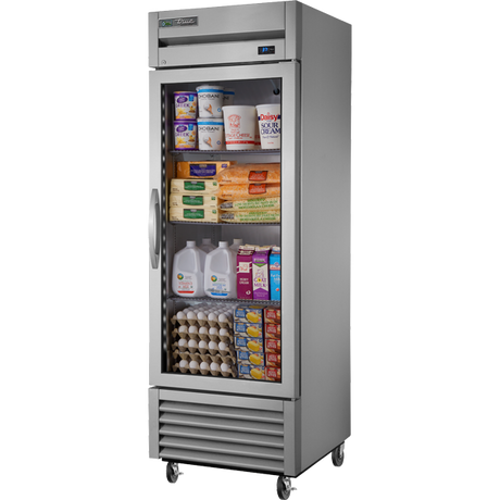 True T-23G-HC 27 inch Glass Door Reach-In Refrigerator