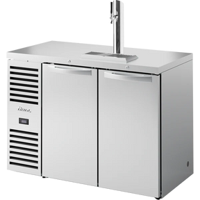 True TDR48-RISZ1-L-S-SS-1 48" 2 Solid Door Stainless Steel Direct Draw Beer Dispenser