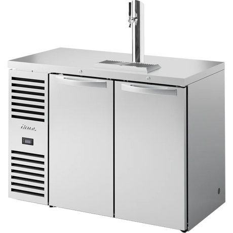 True TDR48-RISZ1-L-S-SS-1 48" 2 Solid Door Stainless Steel Direct Draw Beer Dispenser