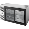 True TBR60-RISZ1-L-S-11-1 60" 2 Sliding Glass Door Back Bar Refrigerator
