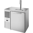 True TDR36-PTSZ1-L-S-S-S-1 36" 2 Solid Door Stainless Steel Pass-Thru Direct Draw Beer Dispenser