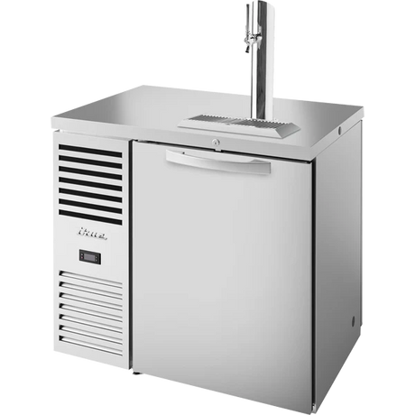 True TDR36-PTSZ1-L-S-S-S-1 36" 2 Solid Door Stainless Steel Pass-Thru Direct Draw Beer Dispenser