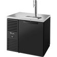 True TDR36-PTSZ1-L-B-S-S-1 36" 2 Solid Door Black Pass-Thru Direct Draw Beer Dispenser
