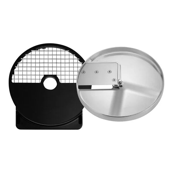 Waring Commercial WFP16S26X 3/8-inch nylon dicing grid with metal slicing disc and cleaning punch tool