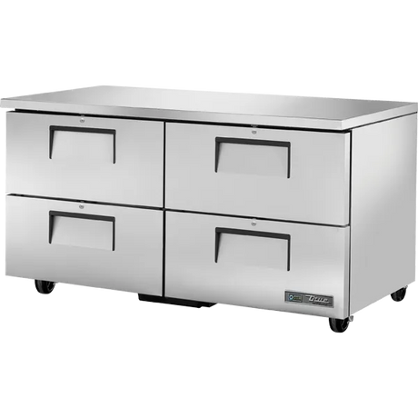 True TUC-60D-4-HC 60 3/8 inch Undercounter Refrigerator with 4 Drawers