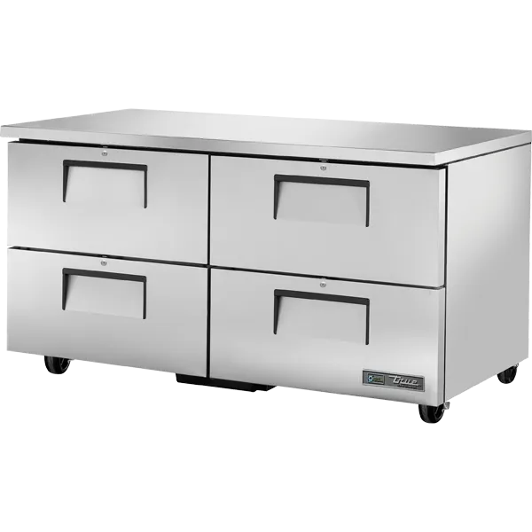 True TUC-60D-4-HC 60 3/8 inch Undercounter Refrigerator with 4 Drawers