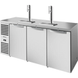 True TDR84-RISZ1-L-S-SSS-1 84" Direct Draw Beer Dispenser