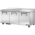True TWT-72-HC 72 3/8 inch Worktop Refrigerator